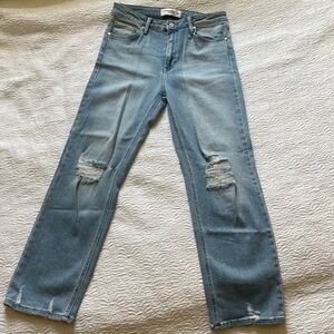 Just Black Light Blue Straight Leg Jeans